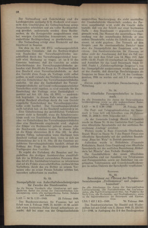 Verordnungsblatt der steiermärkischen Landesregierung 19490303 Seite: 4