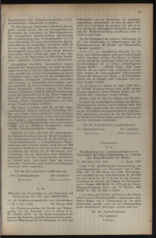 Verordnungsblatt der steiermärkischen Landesregierung 19490311 Seite: 5