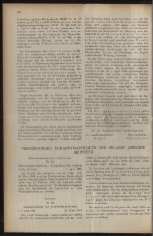 Verordnungsblatt der steiermärkischen Landesregierung 19490408 Seite: 2