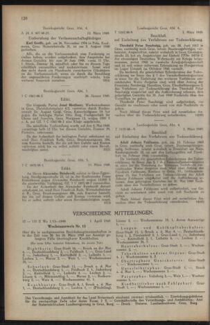 Verordnungsblatt der steiermärkischen Landesregierung 19490415 Seite: 8