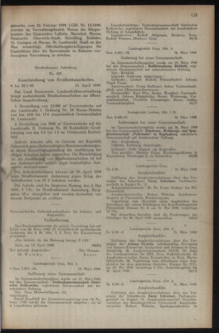 Verordnungsblatt der steiermärkischen Landesregierung 19490422 Seite: 3