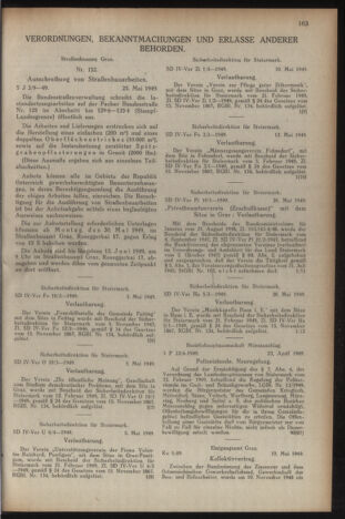 Verordnungsblatt der steiermärkischen Landesregierung 19490603 Seite: 3