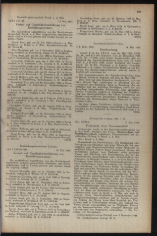 Verordnungsblatt der steiermärkischen Landesregierung 19490603 Seite: 5