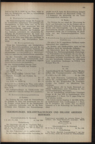 Verordnungsblatt der steiermärkischen Landesregierung 19490624 Seite: 7