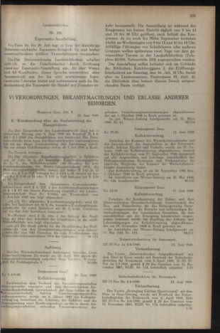 Verordnungsblatt der steiermärkischen Landesregierung 19490708 Seite: 3