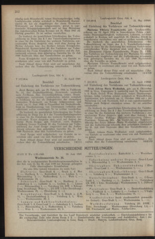 Verordnungsblatt der steiermärkischen Landesregierung 19490708 Seite: 8