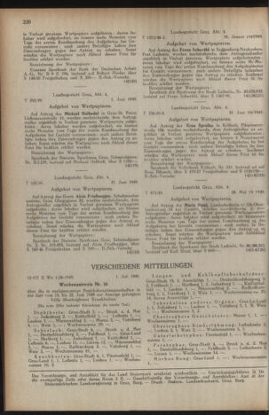 Verordnungsblatt der steiermärkischen Landesregierung 19490715 Seite: 8