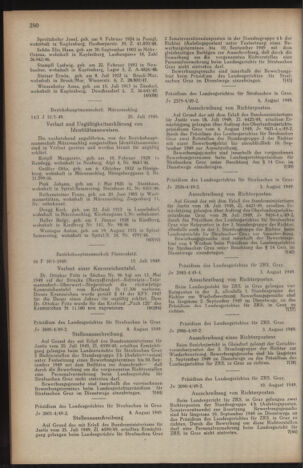 Verordnungsblatt der steiermärkischen Landesregierung 19490819 Seite: 6