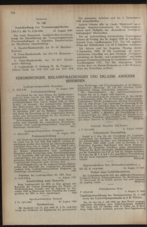 Verordnungsblatt der steiermärkischen Landesregierung 19490826 Seite: 2