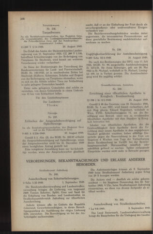 Verordnungsblatt der steiermärkischen Landesregierung 19490909 Seite: 2