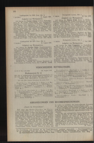 Verordnungsblatt der steiermärkischen Landesregierung 19490909 Seite: 8