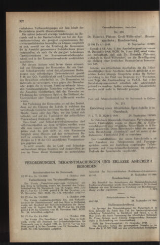 Verordnungsblatt der steiermärkischen Landesregierung 19491014 Seite: 2