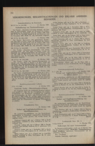 Verordnungsblatt der steiermärkischen Landesregierung 19491028 Seite: 2