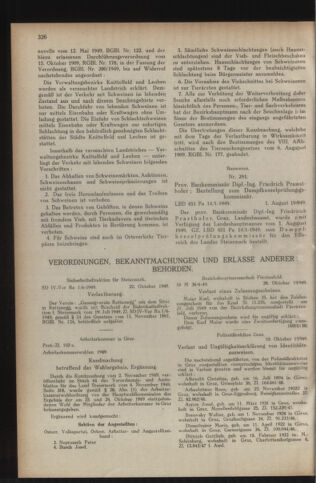 Verordnungsblatt der steiermärkischen Landesregierung 19491111 Seite: 2