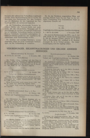 Verordnungsblatt der steiermärkischen Landesregierung 19491118 Seite: 7