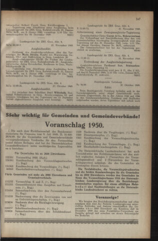 Verordnungsblatt der steiermärkischen Landesregierung 19491202 Seite: 7