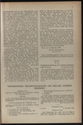 Verordnungsblatt der steiermärkischen Landesregierung 19500113 Seite: 5