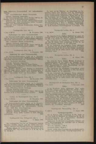 Verordnungsblatt der steiermärkischen Landesregierung 19500127 Seite: 7