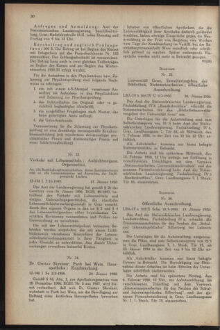 Verordnungsblatt der steiermärkischen Landesregierung 19500203 Seite: 2