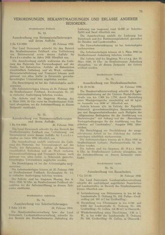 Verordnungsblatt der steiermärkischen Landesregierung 19500303 Seite: 5