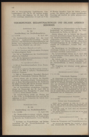 Verordnungsblatt der steiermärkischen Landesregierung 19500421 Seite: 2