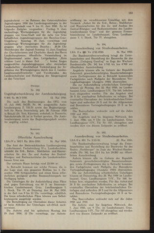 Verordnungsblatt der steiermärkischen Landesregierung 19500526 Seite: 3