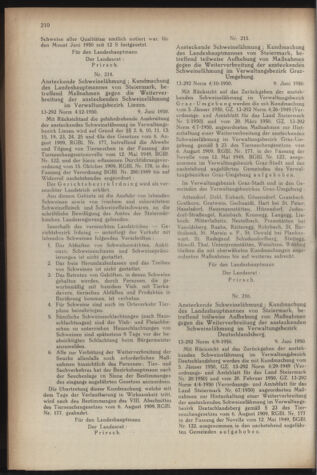 Verordnungsblatt der steiermärkischen Landesregierung 19500616 Seite: 6