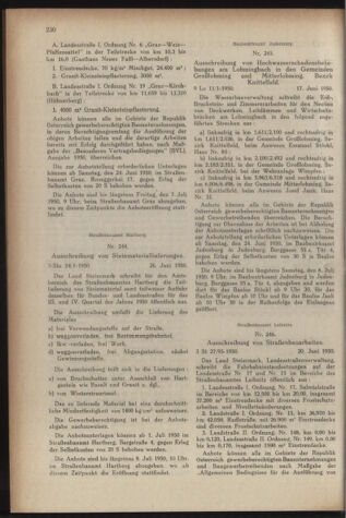 Verordnungsblatt der steiermärkischen Landesregierung 19500630 Seite: 6