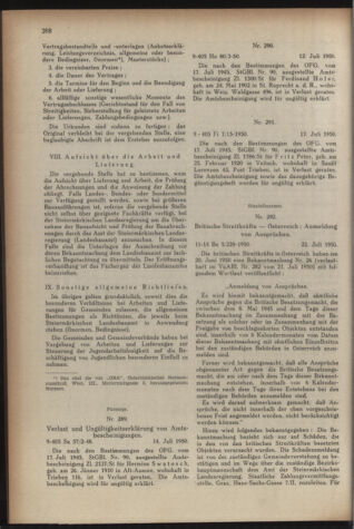 Verordnungsblatt der steiermärkischen Landesregierung 19500728 Seite: 8