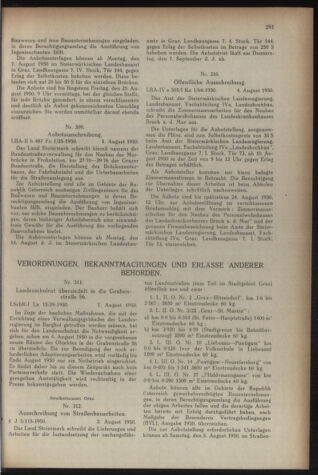 Verordnungsblatt der steiermärkischen Landesregierung 19500811 Seite: 5