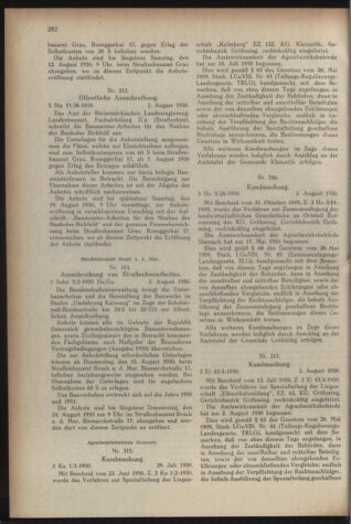 Verordnungsblatt der steiermärkischen Landesregierung 19500811 Seite: 6