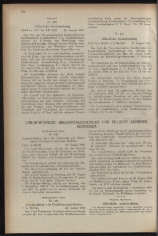 Verordnungsblatt der steiermärkischen Landesregierung 19500901 Seite: 2