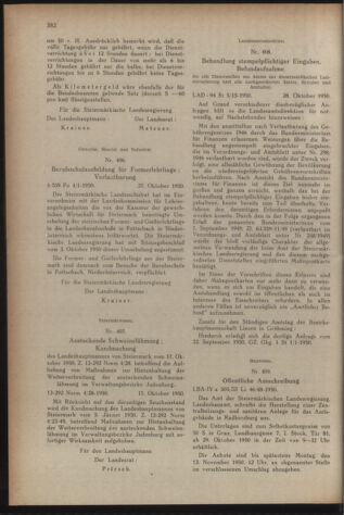 Verordnungsblatt der steiermärkischen Landesregierung 19501103 Seite: 2