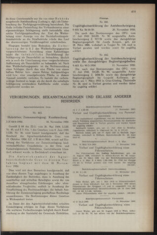 Verordnungsblatt der steiermärkischen Landesregierung 19501201 Seite: 3