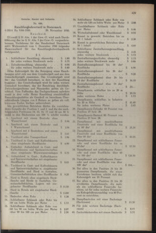 Verordnungsblatt der steiermärkischen Landesregierung 19501208 Seite: 5