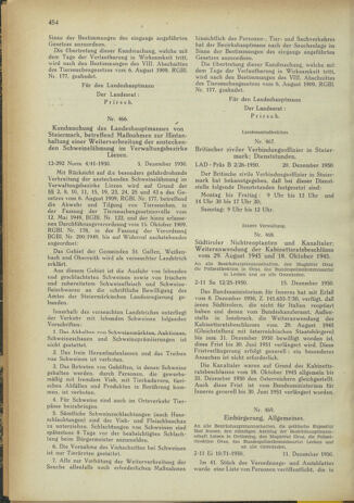 Verordnungsblatt der steiermärkischen Landesregierung 19501229 Seite: 2