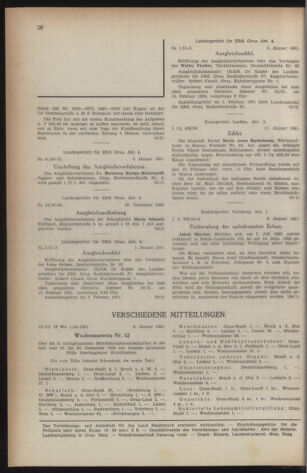 Verordnungsblatt der steiermärkischen Landesregierung 19510119 Seite: 8