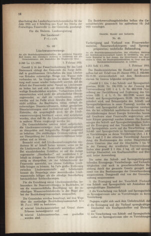 Verordnungsblatt der steiermärkischen Landesregierung 19510216 Seite: 2