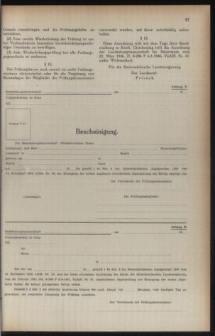 Verordnungsblatt der steiermärkischen Landesregierung 19510316 Seite: 3