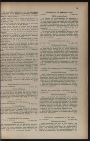 Verordnungsblatt der steiermärkischen Landesregierung 19510323 Seite: 5