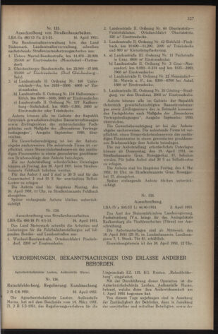 Verordnungsblatt der steiermärkischen Landesregierung 19510420 Seite: 3