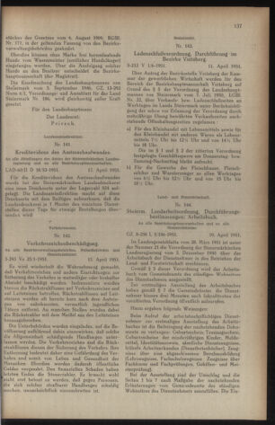 Verordnungsblatt der steiermärkischen Landesregierung 19510427 Seite: 5