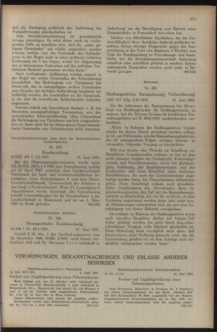 Verordnungsblatt der steiermärkischen Landesregierung 19510622 Seite: 3