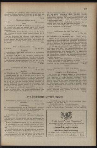 Verordnungsblatt der steiermärkischen Landesregierung 19510622 Seite: 7