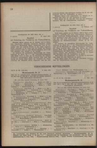 Verordnungsblatt der steiermärkischen Landesregierung 19510629 Seite: 12