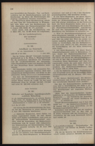 Verordnungsblatt der steiermärkischen Landesregierung 19510713 Seite: 2