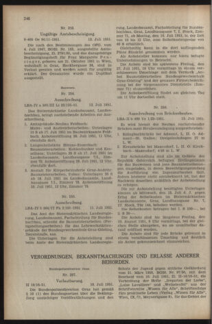 Verordnungsblatt der steiermärkischen Landesregierung 19510720 Seite: 6