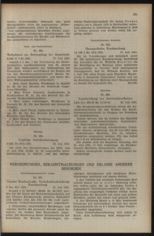 Verordnungsblatt der steiermärkischen Landesregierung 19510727 Seite: 3