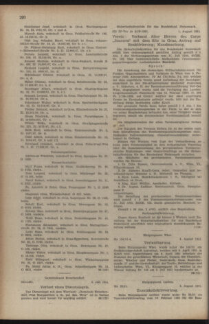 Verordnungsblatt der steiermärkischen Landesregierung 19510817 Seite: 6