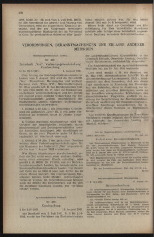 Verordnungsblatt der steiermärkischen Landesregierung 19510824 Seite: 6